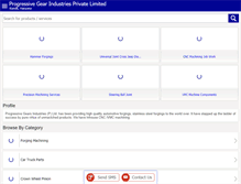 Tablet Screenshot of forgingmachining.com